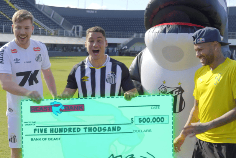 O jovem Higor Barbieri viveu um dos momentos mais inacreditáveis de sua vida ao vencer um desafio contra o astro Neymar Jr.