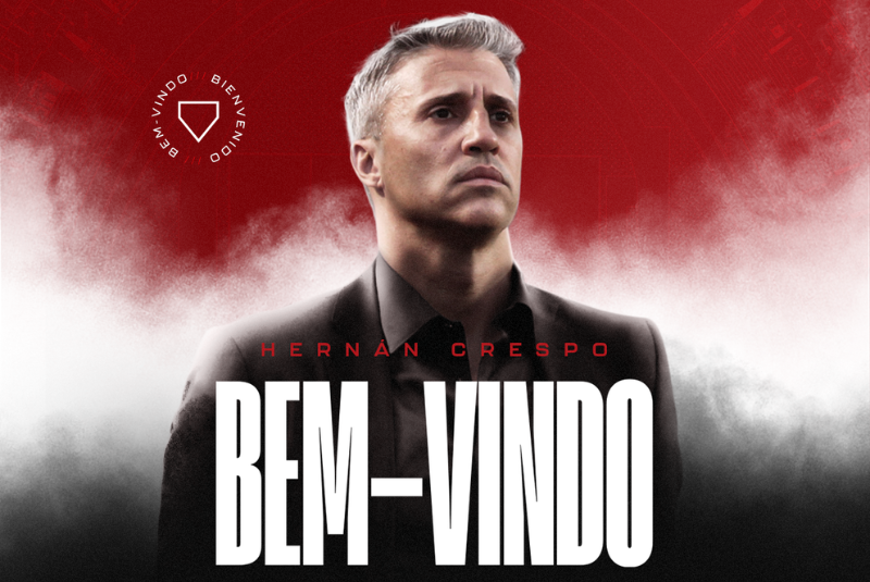 Hernán Crespo foi anunciado pelo São Paulo com contrato até o fim de 2026. De volta ao clube após passagem em 2021, o argentino...