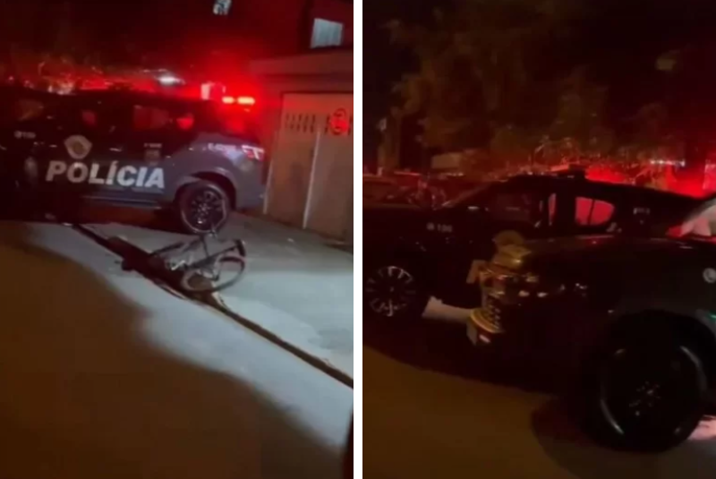 Imagens registradas pelas câmeras corporais de policiais militares revelaram detalhes da ação que resultou na morte de cinco jovens,