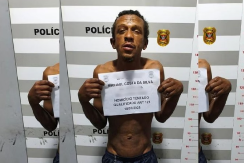 A Polícia Militar prendeu nesta quarta-feira (24) o homem conhecido como “Galo Cego”, suspeito de dois ataques violentos ocorridos na zona