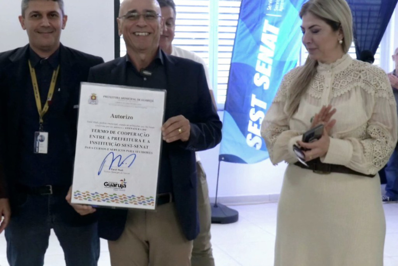 A Prefeitura de Guarujá firmou um convênio com o Sest Senat nesta quinta-feira (24), que garante 20% de desconto em serviços oferecidos...