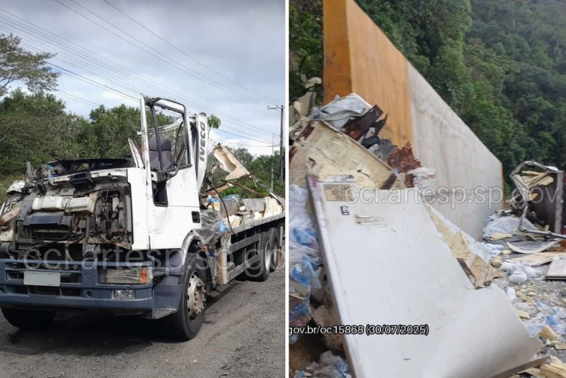 Um grave acidente foi registrado na manhã desta quarta-feira (30) na Rodovia Mogi-Bertioga, no km 83,750 da pista sul, quando...