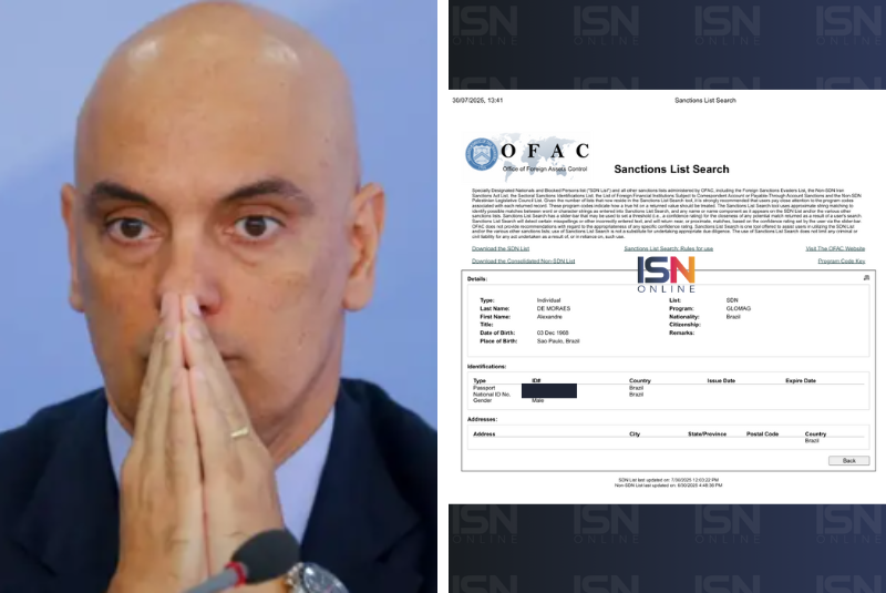 Nesta quarta-feira, 30 de julho de 2025, o governo dos Estados Unidos anunciou oficialmente a inclusão do ministro Alexandre de Moraes na