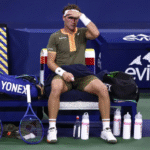 Durante sua participação no US Open 2025, o tenista norueguês Casper Ruud, número 12 do ranking de simples da ATP