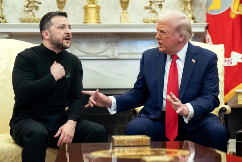 O presidente dos Estados Unidos, Donald Trump, afirmou nesta quarta-feira (13) que apenas a Ucrânia tem o direito de negociar seus próprios territórios...