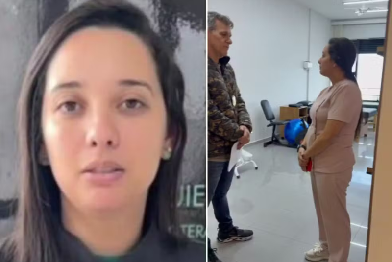 A fisioterapeuta Thayza Aires Dias, de 32 anos, foi presa nesta quinta-feira (14) em Santos, no litoral de São Paulo...