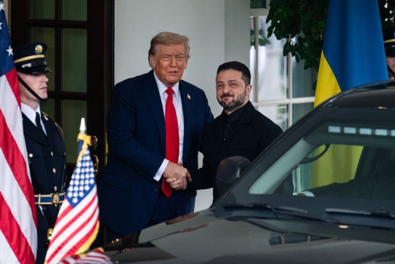 O presidente dos Estados Unidos, Donald Trump, afirmou nesta segunda-feira (18), durante encontro com o presidente da Ucrânia,