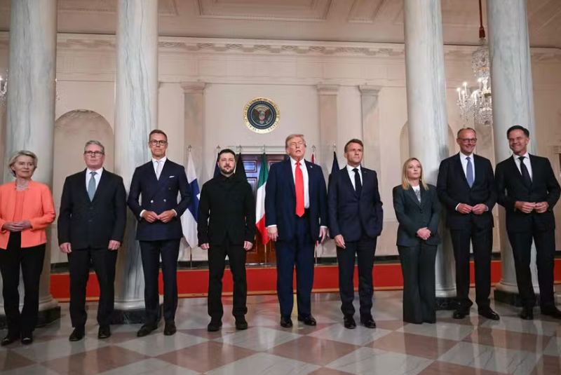 O presidente dos Estados Unidos, Donald Trump, afirmou nesta segunda-feira (18) que um acordo sobre garantias de segurança para a