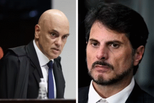 O ministro Alexandre de Moraes, do Supremo Tribunal Federal (STF), impôs novas restrições ao senador Marcos do Val (Podemos-ES) nesta