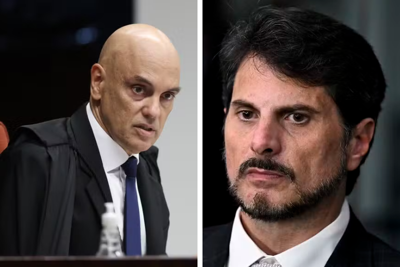 O ministro Alexandre de Moraes, do Supremo Tribunal Federal (STF), impôs novas restrições ao senador Marcos do Val (Podemos-ES) nesta