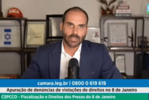 Eduardo Bolsonaro pede exercer mandato remotamente dos EUA e critica indiciamento