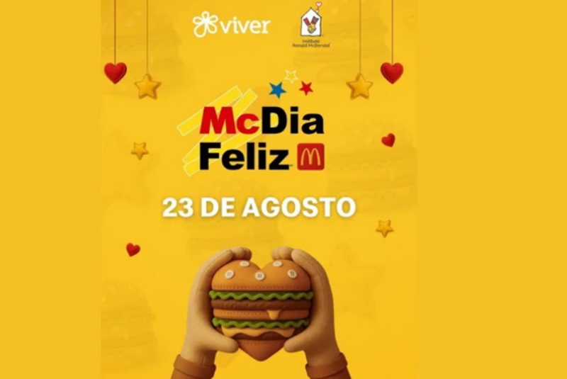 McDia Feliz acontece neste sábado em todo o Brasil com renda revertida para saúde e educação