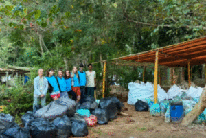 Um mutirão promovido pelo Instituto Estadual do Ambiente (Inea) do Rio de Janeiro em parceria com a ONG Somos Natureza identificou resíduos