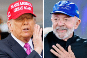 O presidente dos Estados Unidos, Donald Trump, afirmou que o presidente Luiz Inácio Lula da Silva (PT) pode entrar em contato com ele