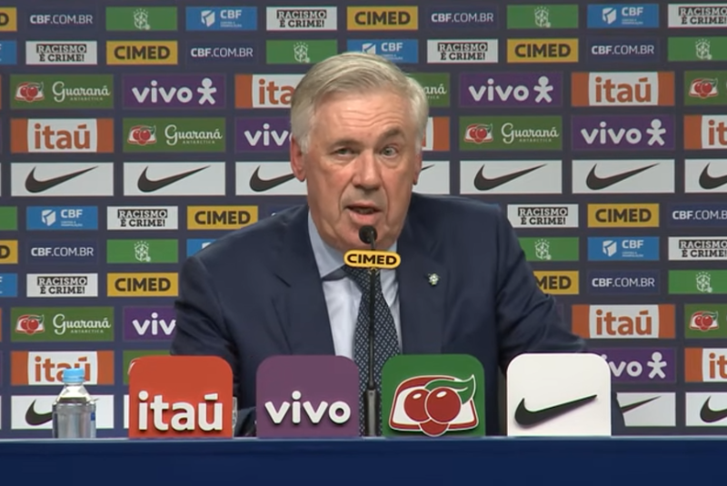 O técnico Carlo Ancelotti anunciou os 25 jogadores convocados para defender a seleção brasileira nas duas últimas rodadas das...