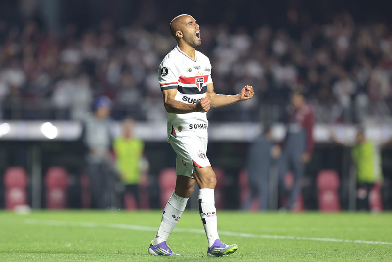 Lucas Moura será preservado pelo São Paulo até a véspera das quartas da Libertadores contra a LDU, em 18 de setembro.