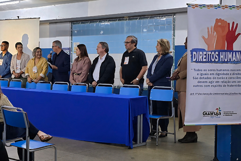 A 1ª Conferência Municipal de Direitos Humanos de Guarujá elegeu 18 delegados — 13 representantes da sociedade civil e cinco do...