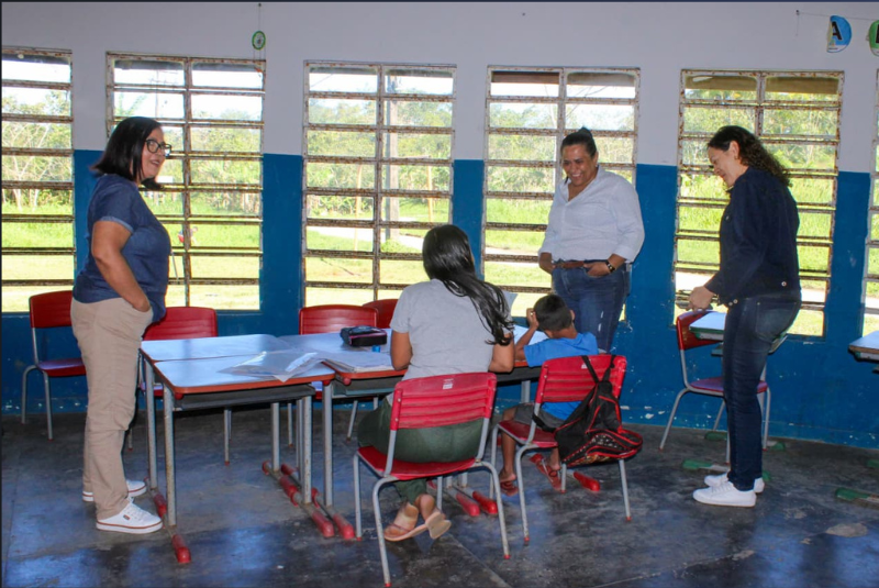 A Prefeitura de Mongaguá realizou nesta semana a primeira ação do projeto CRAS Volante na aldeia indígena Itaoca, da etnia Tupi.