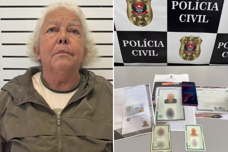 Uma mulher de 66 anos foi presa em flagrante após apresentar um documento falso para tentar sacar um benefício social em uma agência...
