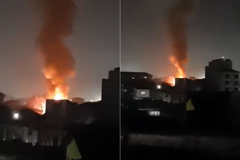 Um homem sofreu queimaduras de segundo grau após um incêndio destruir completamente sua casa, na noite de quarta-feira (3)...