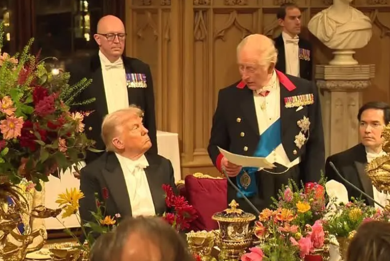 Rei Charles III Elogia Esforços de Trump em Banquete Histórico no Reino Unido