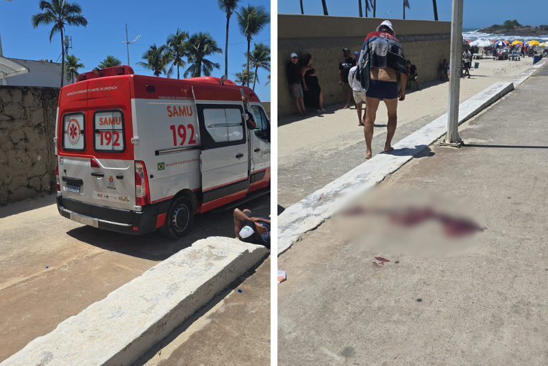 Homem é baleado após tentativa de assalto na Praça das Bandeiras, em Guarujá