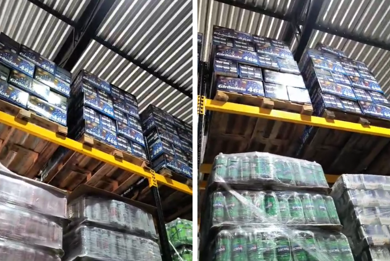 Polícia Civil apreende bebidas, cigarros e fogos de artifício em Vicente de Carvalho, no Guarujá