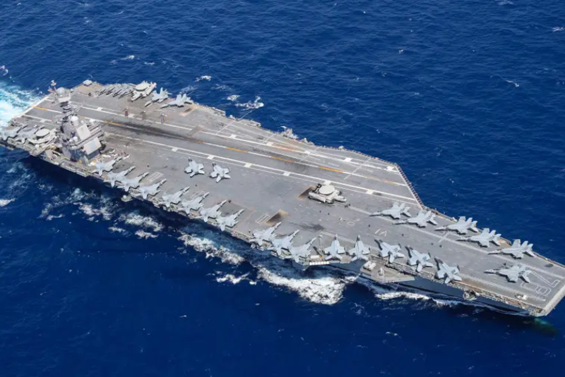 O Pentágono anunciou nesta sexta-feira (24) o envio do grupo de ataque liderado pelo porta-aviões USS Gerald R. Ford...