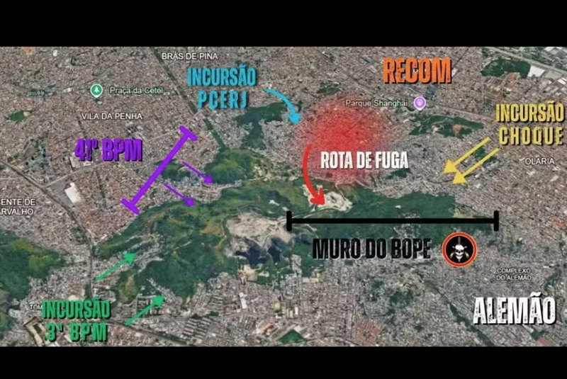 Durante a megaoperação realizada nos complexos do Alemão e da Penha, no Rio de Janeiro, que deixou 121 mortos, a Polícia Militar do estado...