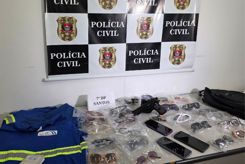 Crime solucionado: homem que roubou loja no Gonzaga é preso em São Vicente