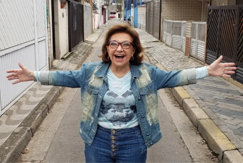 Telma de Souza sofre mal súbito em casa e está internada em Santos