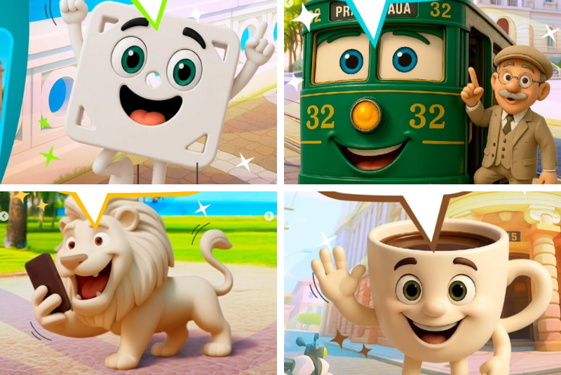 Quem será o novo xodó de Santos? Cidade vota mascote do Dia das Crianças