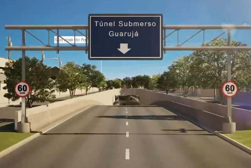 Túnel Santos–Guarujá promete travessia em apenas 3 minutos