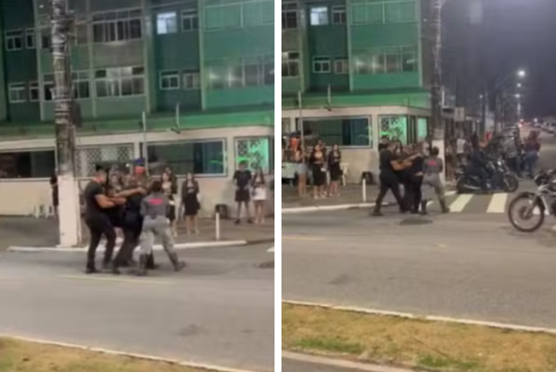 Homem é baleado por agente penal em quiosque na orla de Praia Grande