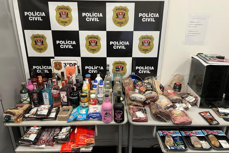 Polícia Civil desmantela depósito de produtos furtados e prende responsável por revenda de itens de luxo em Santos