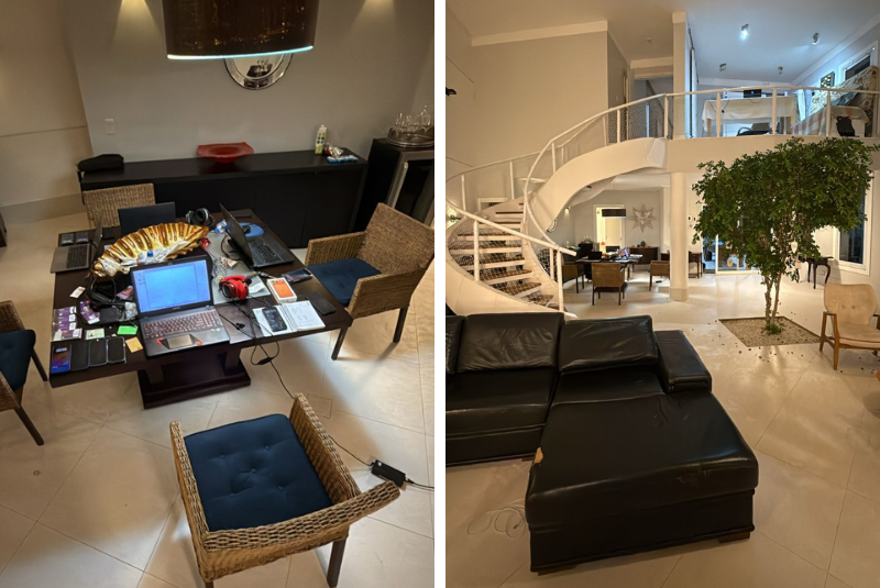 Quadrilha usa mansão de luxo como coworking do crime em Guarujá