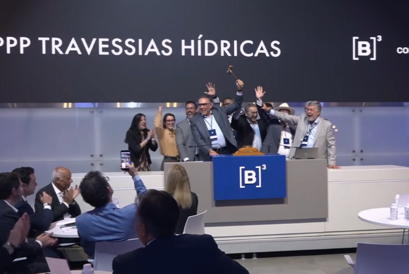 O consórcio Acqua Vias SP venceu o leilão da Parceria Público-Privada (PPP) das travessias hídricas do Governo de São Paulo, realizado na B3.