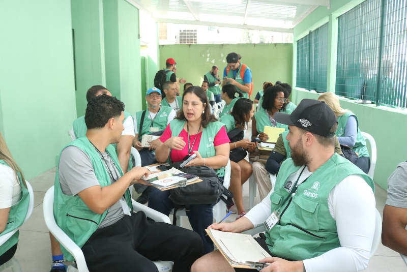 O bairro Marapé, em Santos, foi novamente alvo das ações da Secretaria Municipal de Saúde nesta quinta-feira (13)...