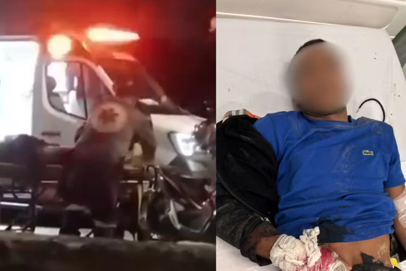 Na noite de quarta-feira (26), um jovem de 20 anos foi baleado por um policial militar de folga após tentar assaltar um casal...