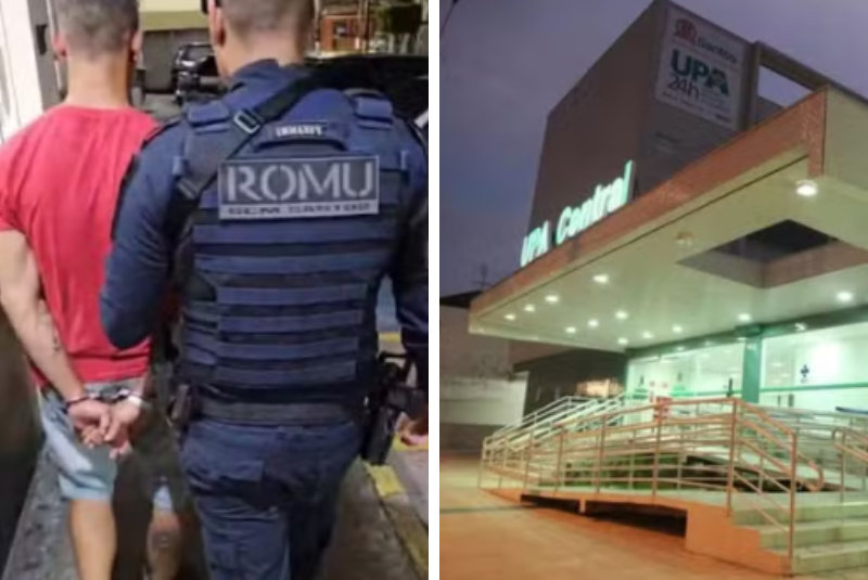 Homem é preso por importunação sexual e vandalismo em UPA de Santos