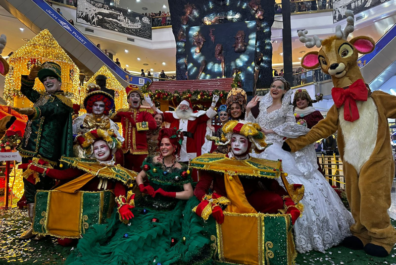 Papai Noel chega ao Praiamar Shopping neste sábado com teatro musical e acendimento das luzes