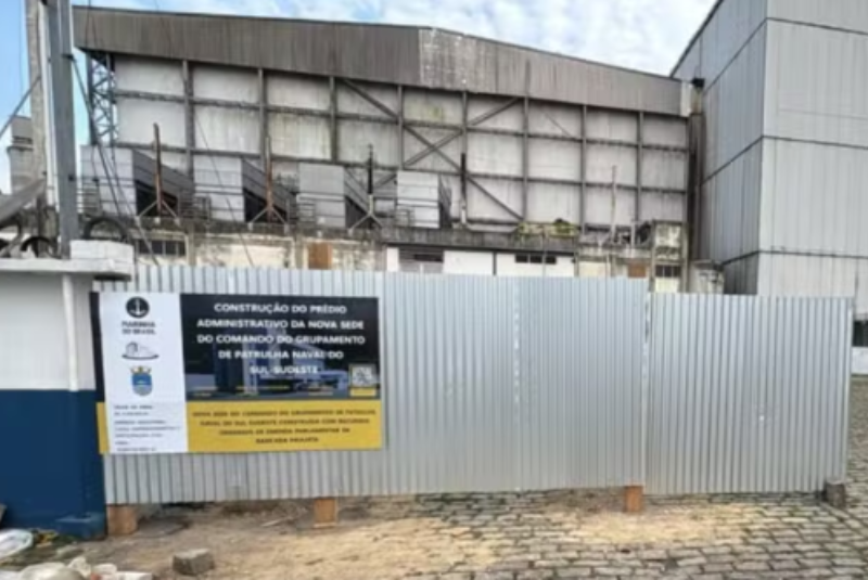 Marinha inicia construção de nova sede da Patrulha Naval no Porto de Santos