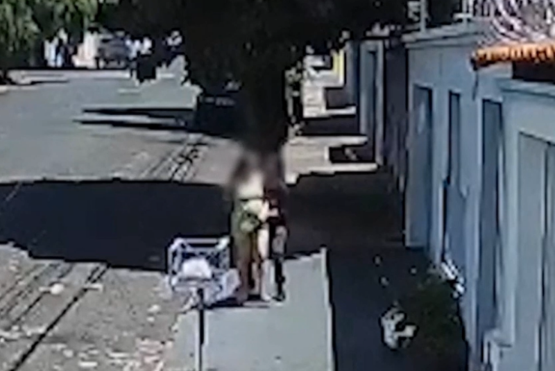 Câmeras flagram importunação sexual contra jovem em plena luz do dia no Osvaldo Rezende, em Uberlândia
