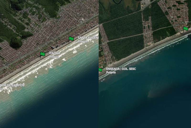 Bertioga e Mongaguá, no litoral de São Paulo, são destaques positivos no mais recente boletim de balneabilidade da Companhia...