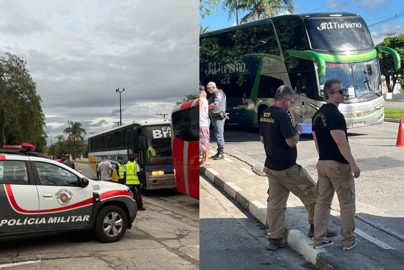 A Prefeitura de Guarujá (SP) suspendeu a emissão de novas autorizações para entrada e circulação de ônibus e vans com mais...