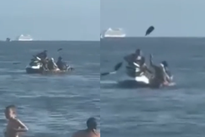Um casal foi vítima de um assalto inusitado e violento enquanto passeava de caiaque no mar da Praia dos Milionários, em São Vicente...