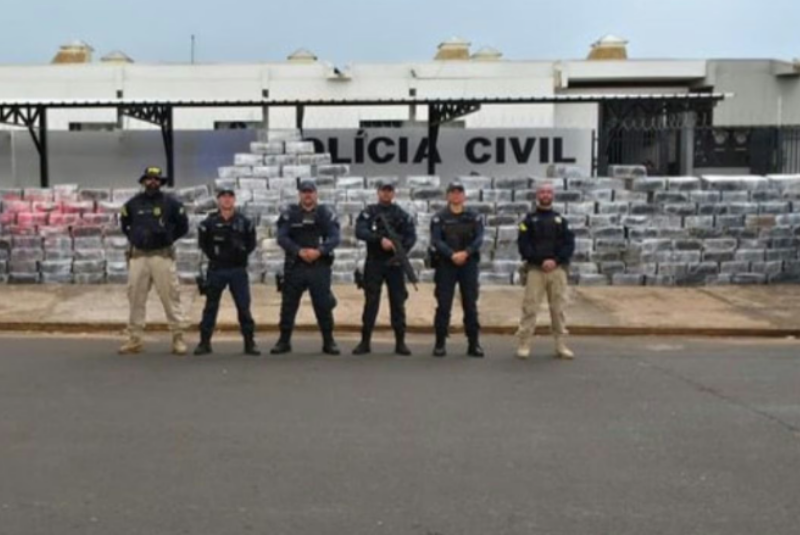 Mais de 5 toneladas de maconha com destino a Uberlândia são apreendidas em Mato Grosso do Sul