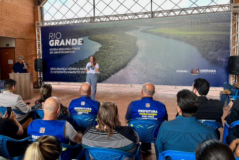 Uberaba publica edital para obra de captação de água do Rio Grande