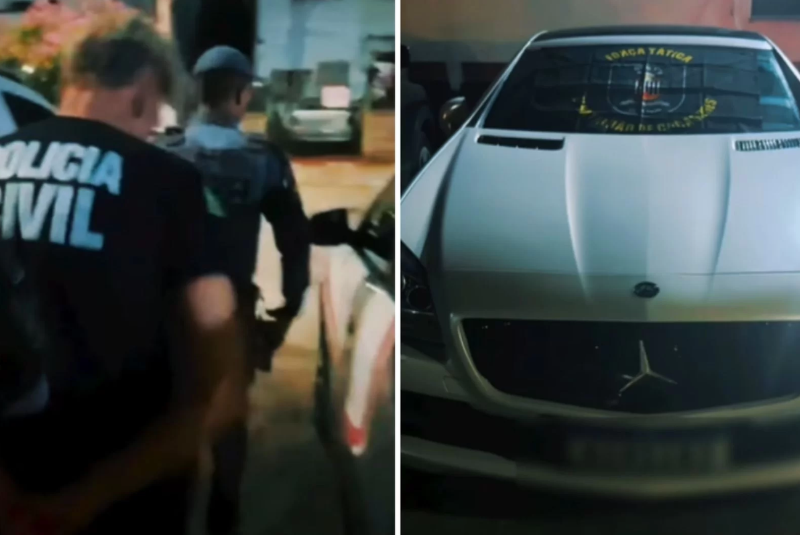 Um homem de 64 anos, usando uma camisa da Polícia Civil, foi detido na noite de sábado (10) nos arredores da Vila Belmiro, em Santos...