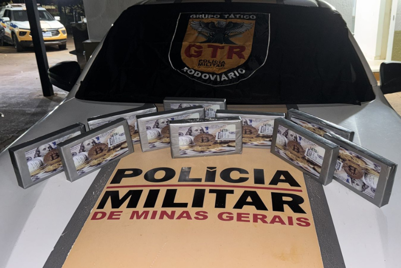 Polícia Militar Rodoviária apreende R$ 1,8 milhão em cocaína em Frutal